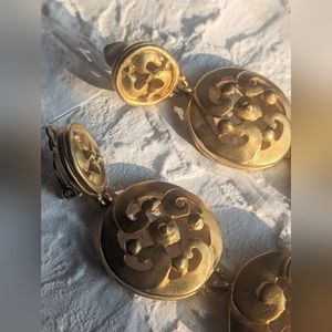 Givenchy Gold Tone Earrings